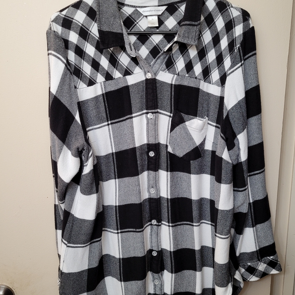 plaid long sleeve